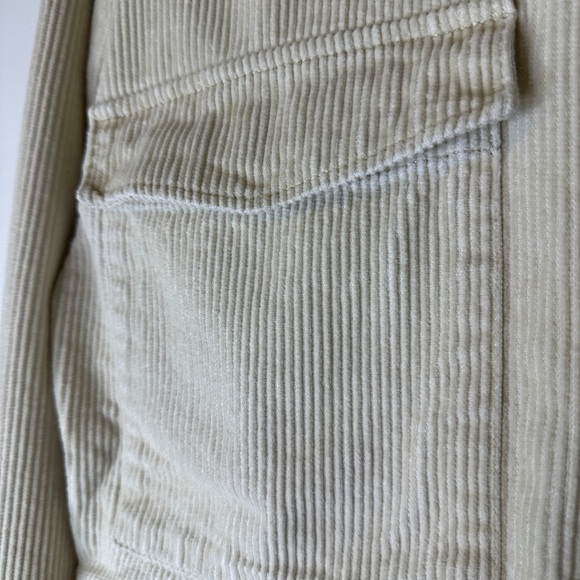 Abercrombie & Fitch Cream Corduroy Shirt Jacket | Men’s Size S - Picture 2 of 10